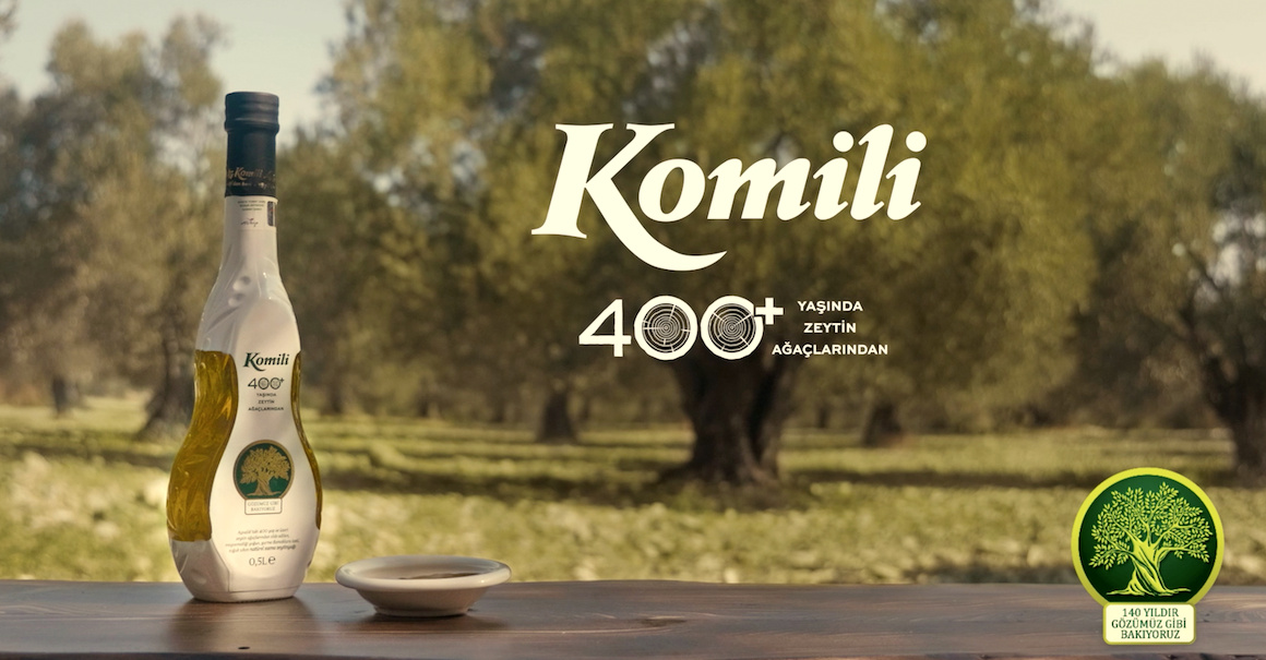 “Komili 400+” Zeytinyağının Reklam Filmi Ve Dijital Deneyimi Yayında! 
