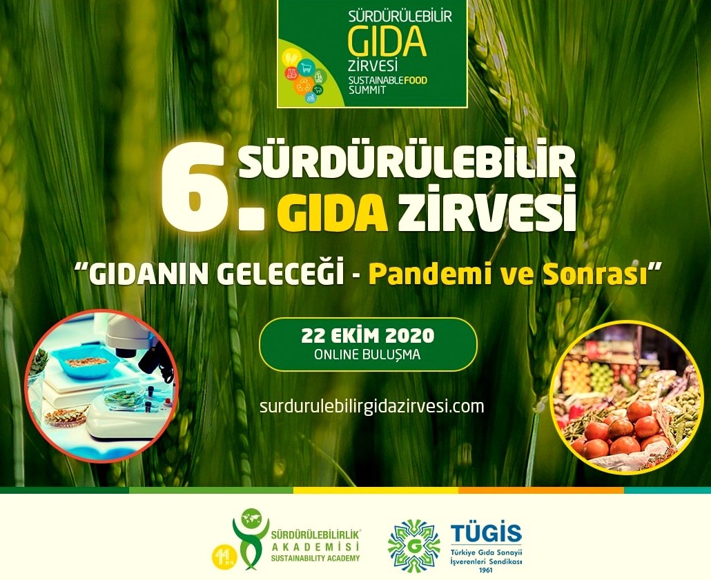Sürdürülebilir Gıda Zirvesi’nde pandemi sonrasında gıdanın geleceği konuşulacak.