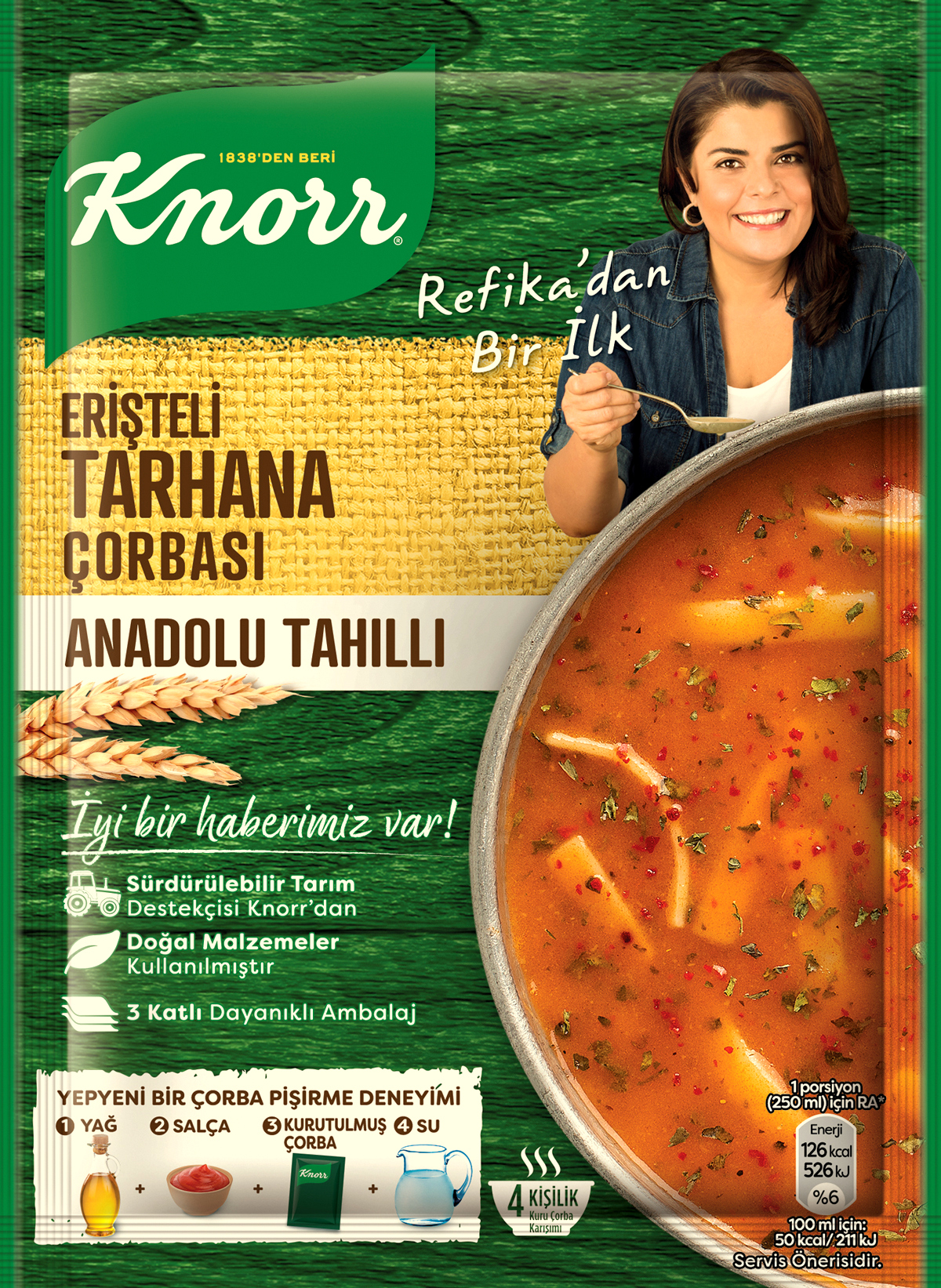 Tarif Knorr Ve Refika’dan Lezzet Dokunuşu Sizden!