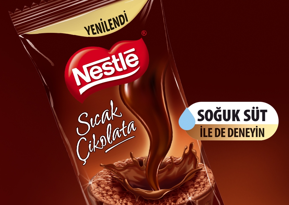 Dolu dolu çikolata tadıyla Nestlé Sıcak Çikolata !