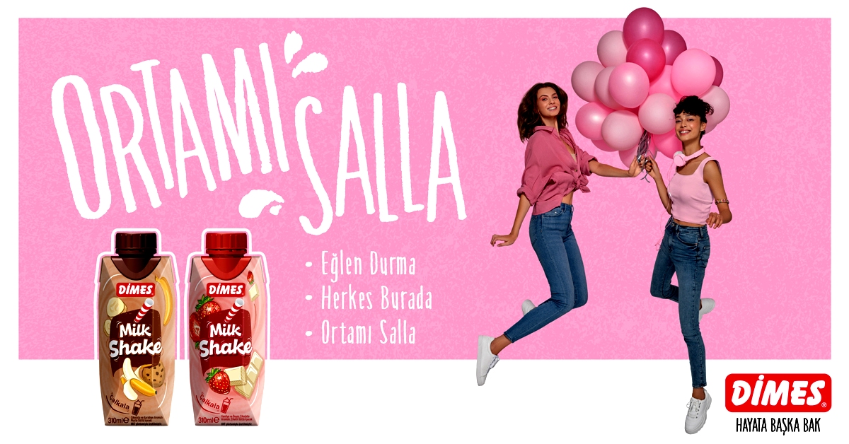 DİMES Milkshake Beklentinin 3 Kat Üzerinde Satışla Pazar Liderliğine Yerleşti.